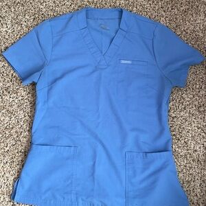 Jaanuu Women's Short Sleeve Blue Top